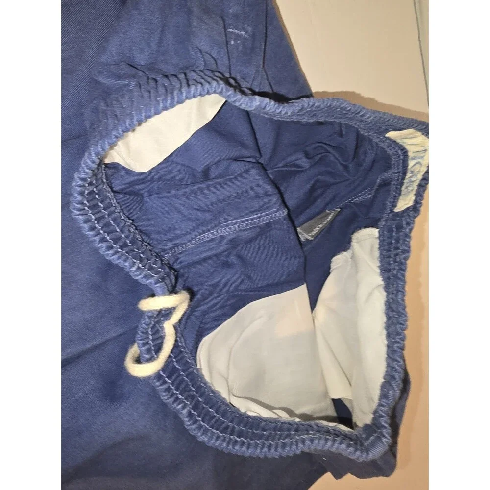 Le TIGRE Elastic Waist Pants Size M Blue Drawstring                         #229